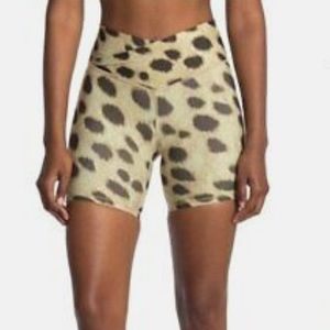 We wore what leopard biker shorts